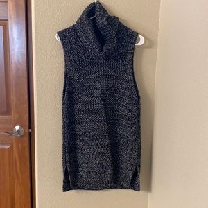 Banana Republic Cowl Neck Sweater Vest Tunic Length